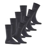 Esprit Daily Socks Crew Solid (Cotton) anthracite grey Men - 4 pairs