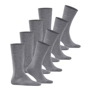 Esprit Daily Socks Crew Solid (Cotton) Light Grey Men - 4 Pairs