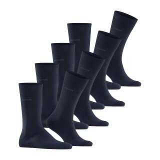 Esprit Daily Socks Crew Solid (Cotton) navy blue Men's - 4 pairs