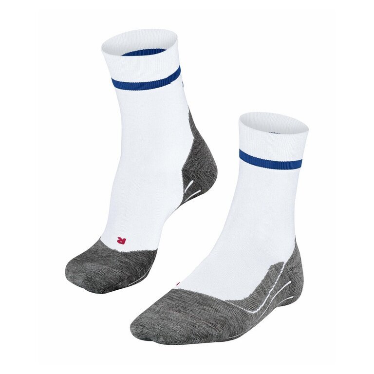 Falke Running Sock RU4 (medium cushioning) white/blue/grey Men - 1 Pair