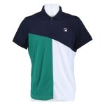 Fila Tennis Polo Erol (rec. Polyester) navy blue/green/white men's