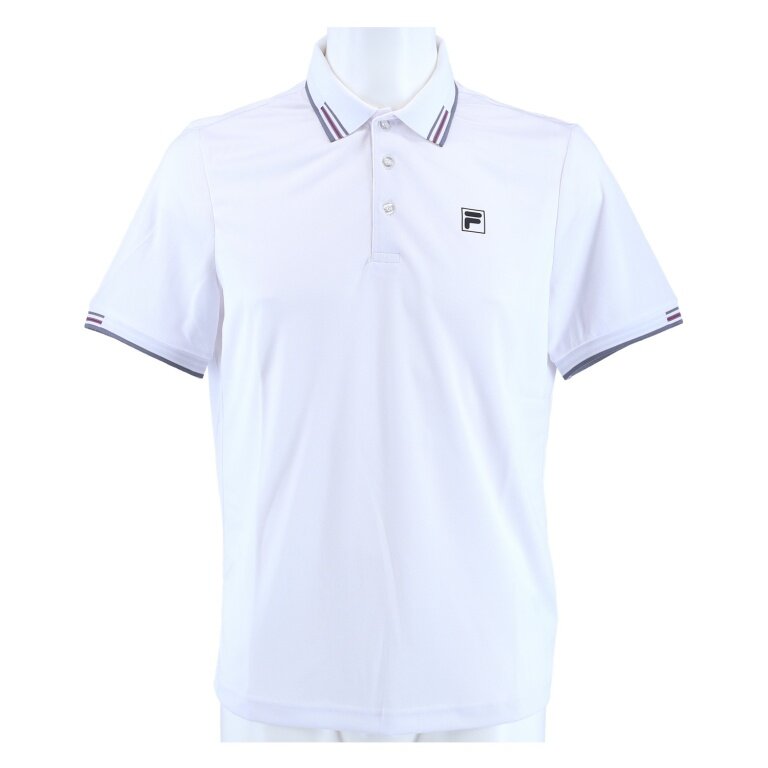 Fila Tennis Polo Alejandro (rec. Polyester) white Men's