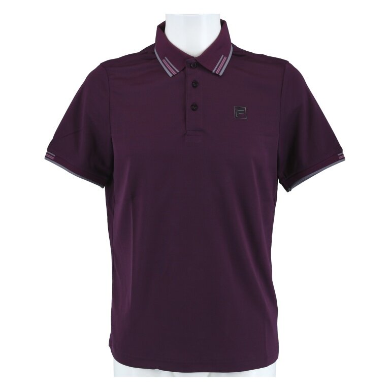 Fila Tennis Polo Alejandro (rec. Polyester) blackberry violet Men's
