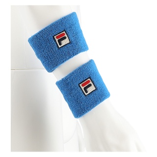 Fila Sweatband East Wrist (80% Cotton) azure blue - 2 pieces