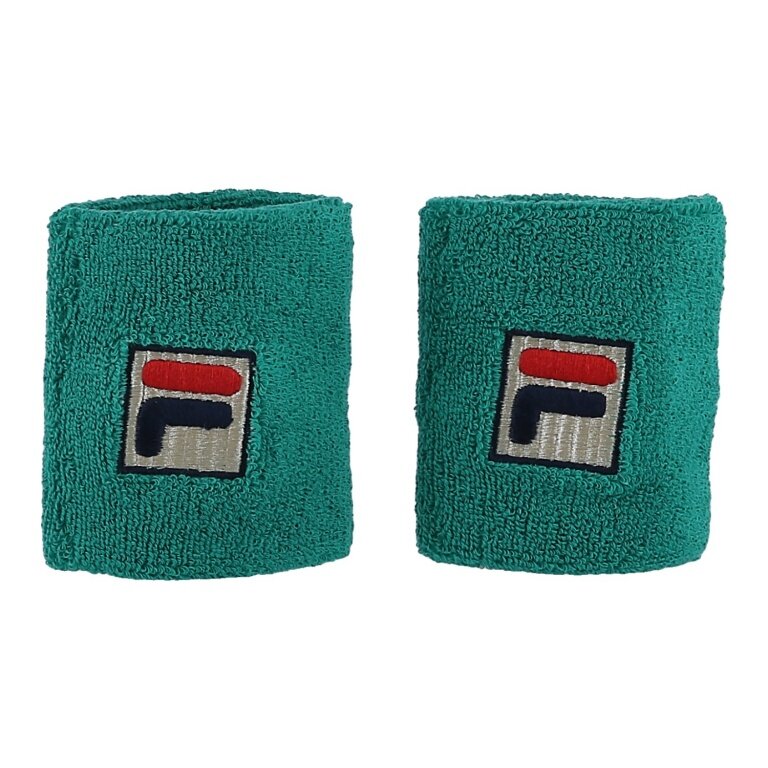 Fila Sweatband East Wrist (80% Cotton) green - 2 pieces