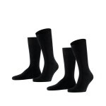 Falke Day Socks Crew Swing black Men - 2 Pairs