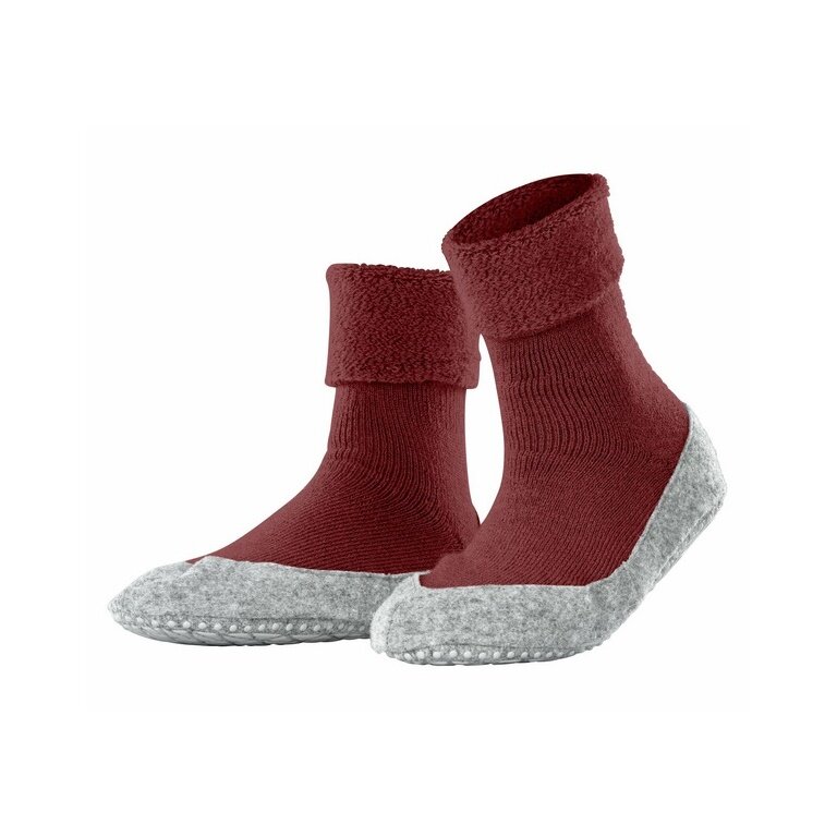 Falke Slippers Cosyshoe (soft Merino wool) henna red Women
