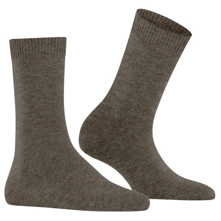 Falke Daily Sock Cosy Wool (soft cashmere, temperature-regulating merino wool) 2025 brown ladies - 1 pair