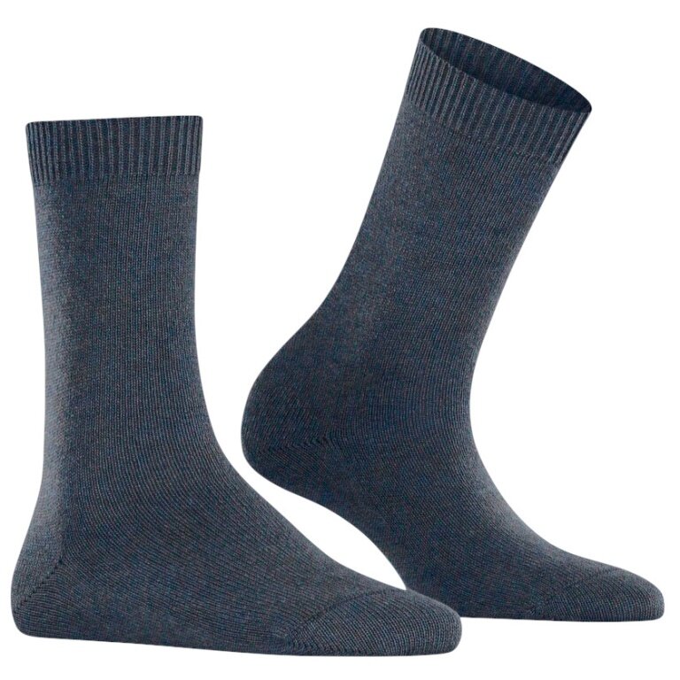 Falke Daily Sock Cosy Wool (soft cashmere, temperature-regulating merino wool) 2025 blue ladies - 1 pair