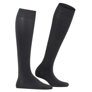 Falke Knee Socks Fine Softness 50 DEN (soft and lightweight wearing comfort) black ladies - 1 pair