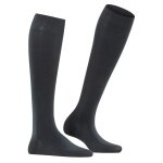 Falke Knee Socks Fine Softness 50 DEN (soft and lightweight wearing comfort) graphite grey ladies - 1 pair