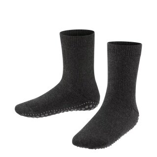Falke Slippers Catspads (warm Merino wool) asphalt grey Kids