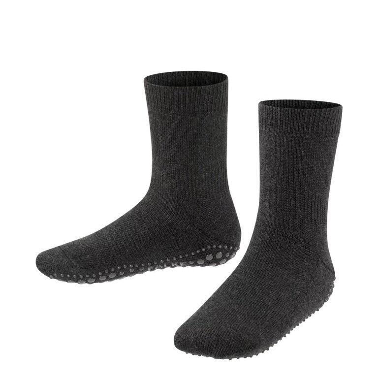 Falke Slippers Catspads (warm Merino wool) asphalt grey Kids