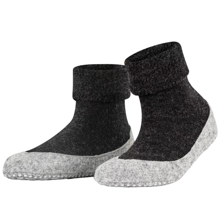 Falke Slippers Cosyshoe (soft Merino wool) anthracite grey Women