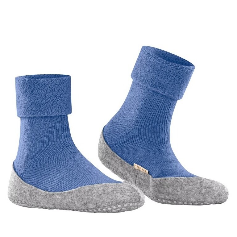 Falke Cosyshoe Slippers (soft merino wool) light blue ladies