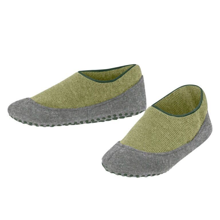 Falke Cosyshoe Slippers (warming merino wool) light green children