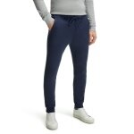 Falke Jogging Pants Classic (Cotton, modern look, comfortable) long space blue Men