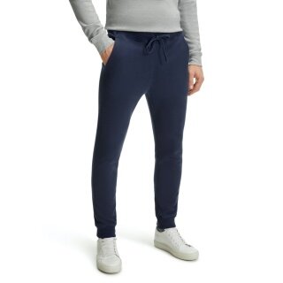 Falke Jogging Pants Classic (Cotton, modern look, comfortable) long space blue Men