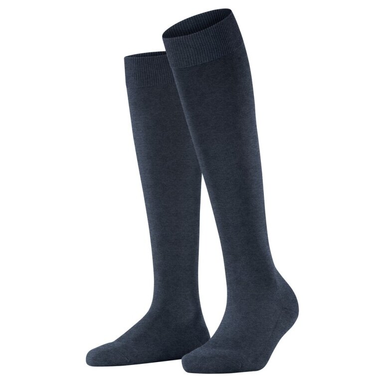 Falke Knee Socks ClimaWool (moisture-regulating, merino wool) navy blue Ladies - 1 pair