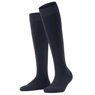 Falke Knee Socks ClimaWool (moisture-regulating, merino wool) dark blue Ladies - 1 pair