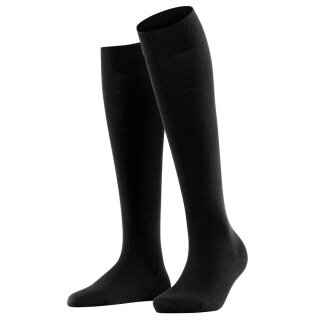 Falke Knee Socks Soft Merino (temperature-regulating merino wool) black Ladies - 1 pair