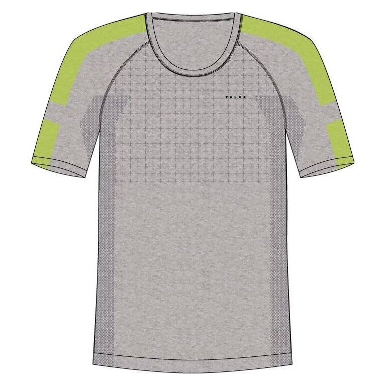 Falke Short Sleeve Trend Wool-Tech (Merino Wool) Underwear Grey Men