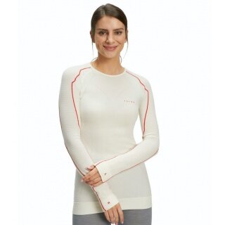 Falke Long Sleeve Wool Tech (Merino Wool) Underwear White Women
