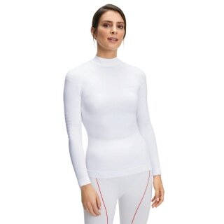 Falke Functional Underwear Long Sleeve Shirt Warm with Collar (perfect moisture and temperature regulation) white Women
