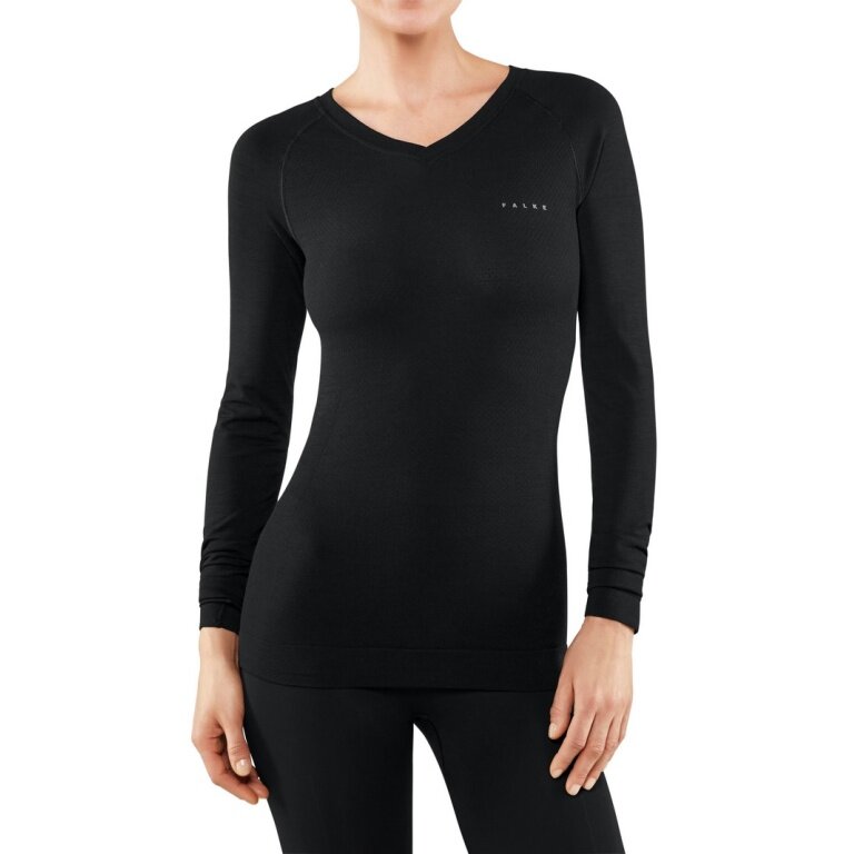 Falke Long Sleeve Wool Tech Light (perfect fit for maximum freedom of movement) Underwear black Women