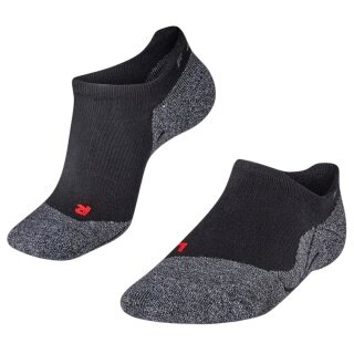 Falke Running Sock RU3 Comfort Invisible Footies black/grey Men's - 1 Pair