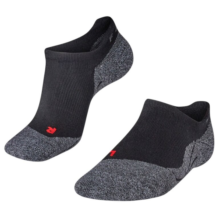 Falke Running Sock RU3 Comfort Invisible Footies black/grey Men's - 1 Pair