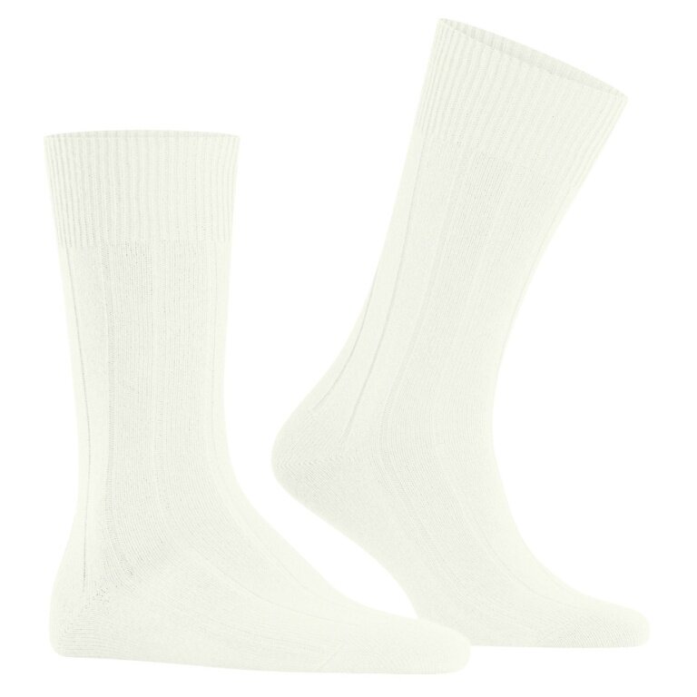 Falke Daily Sock Lhasa Rib (warming cashmere) white men's - 1 pair