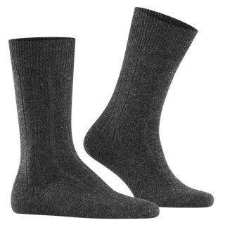 Falke Daily Sock Lhasa Rib (warming cashmere) grey men's - 1 pair