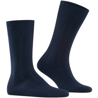 Falke Daily Sock Lhasa Rib (warming cashmere) navy blue men's - 1 pair
