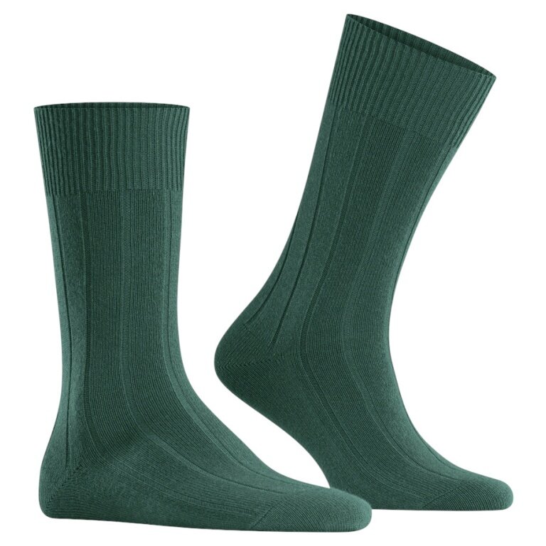 Falke Day Sock Lhasa Rib (warming cashmere) green men's - 1 pair