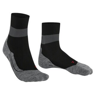 Falke Running Sock RU Compression Stabilizing (moisture-wicking, optimal fit) black/grey ladies - 1 pair