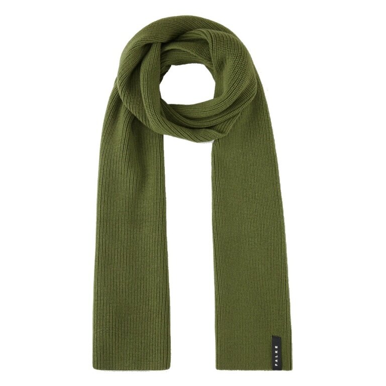 Falke Scarf (ultrafine Merino wool) olive green 170cm x 25cm - 1 piece
