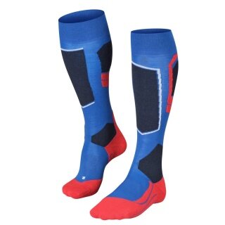 Falke SK4 Advanced Ski Socks (optimal fit) Olympic blue/red Men's - 1 pair