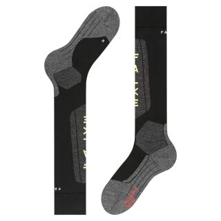 Falke SK5 Expert Ski Socks (Knee Socks, Ultra-Light Padding) Black Men - 1 Pair