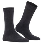 Falke Daily Sock Soft Merino (lightweight, merino wool) anthracite grey ladies - 1 pair
