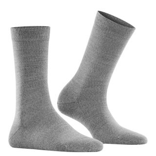 Falke Daily Sock Soft Merino (lightweight, merino wool) grey ladies - 1 pair
