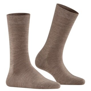 Falke Daily Sock Soft Merino (lightweight, merino wool) brown ladies - 1 pair