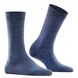 Falke Daily Sock Soft Merino (lightweight, merino wool) dark blue ladies - 1 pair