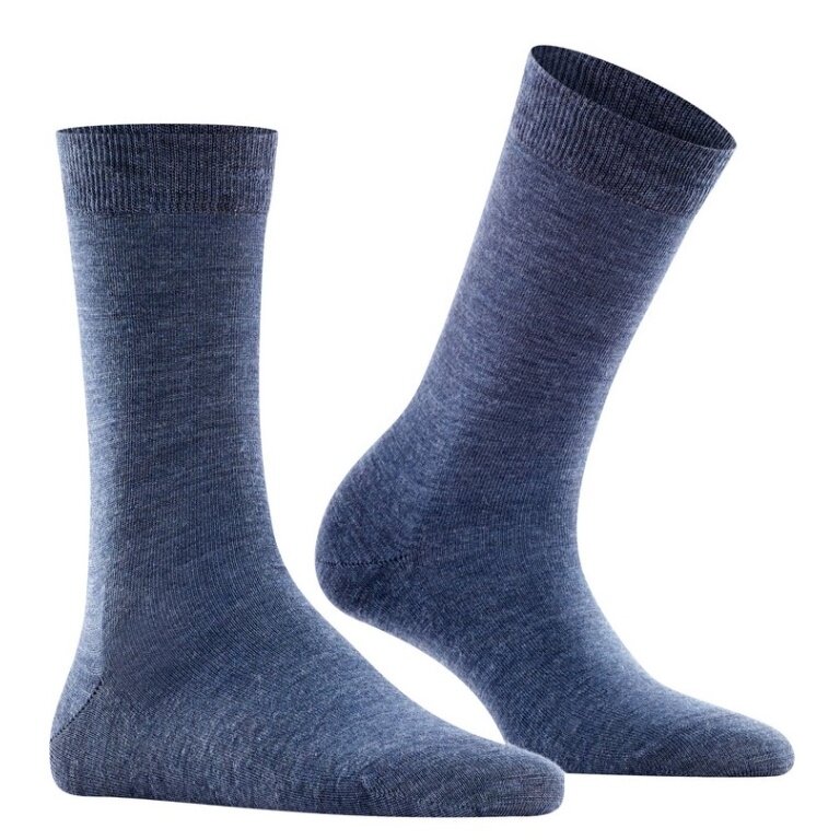 Falke Daily Sock Soft Merino (lightweight, merino wool) dark blue ladies - 1 pair
