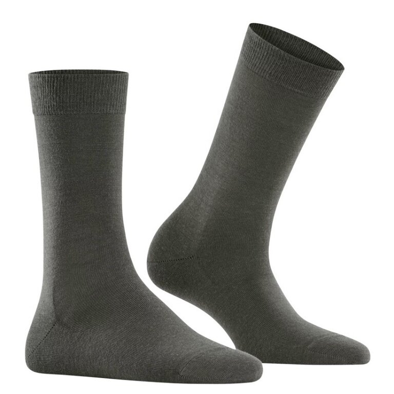 Falke Daily Sock Soft Merino (lightweight, merino wool) military green ladies - 1 pair