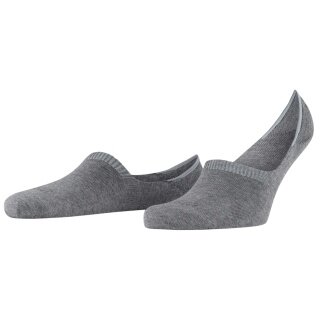 Falke Daily Sock Step High Cut Footies (perfect fit) grey men's - 1 pair