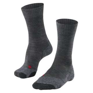 Falke Trekkingsocke TK2 (Merino wool, for light terrain) asphalt grey Men - 1 Pair