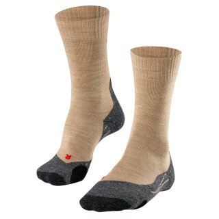 Falke Trekkingsocke TK2 (Merino wool, for light terrain) beige-brown Men - 1 Pair