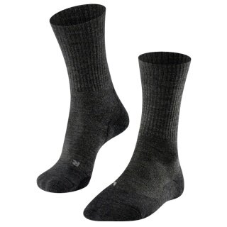 Falke Trekkingsocke TK2 Wool (lightly padded, for long hikes) smog grey Men - 1 Pair