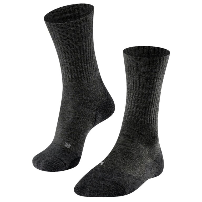 Falke Trekkingsocke TK2 Wool (lightly padded, for long hikes) smog grey Men - 1 Pair